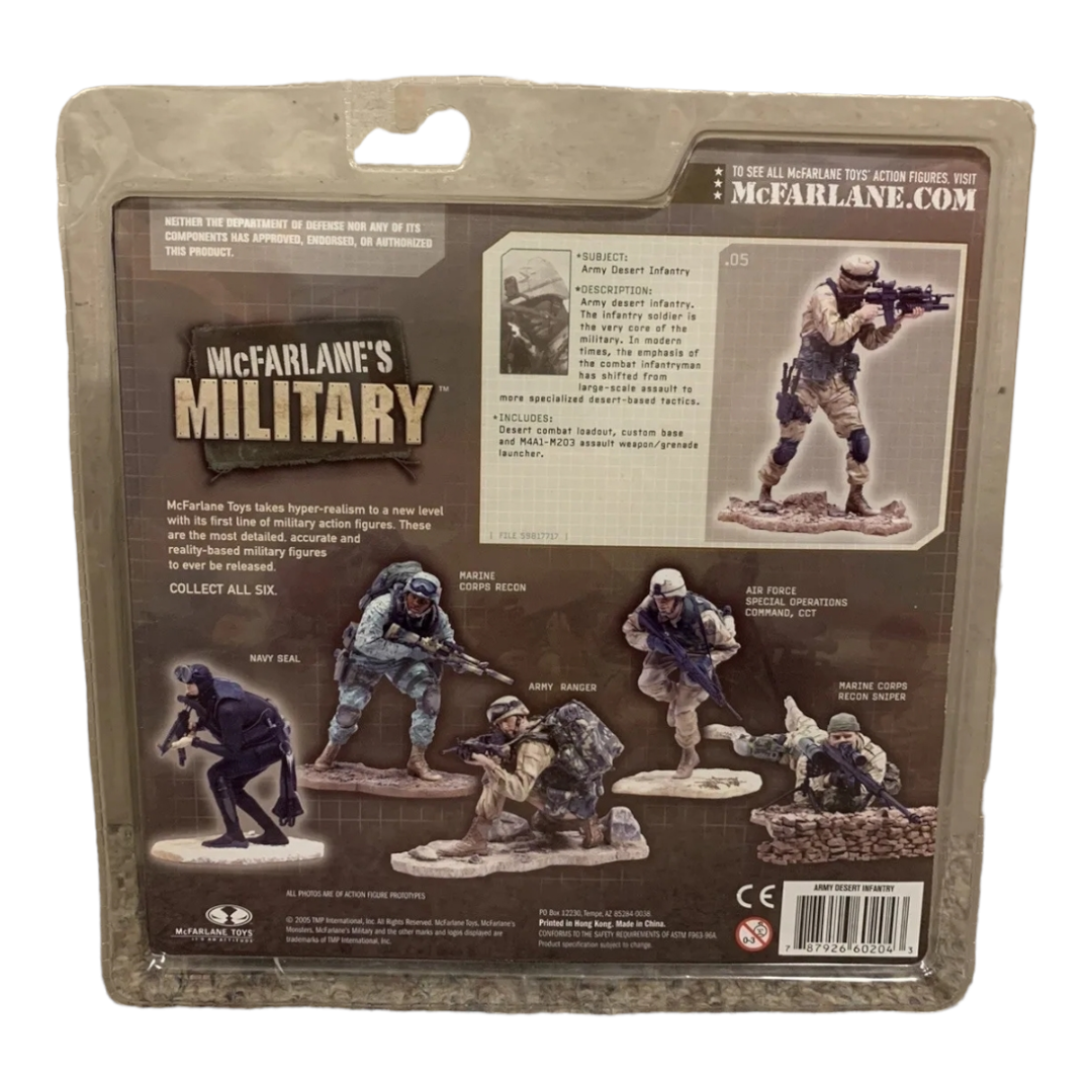 NIP *McFarlane Military Army Desert Infantry Figure (2005)