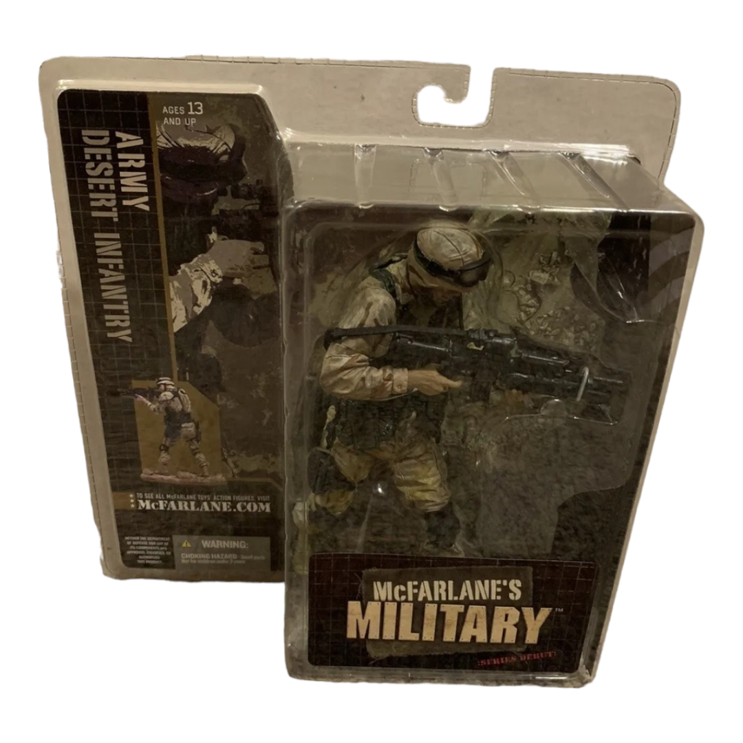 NIP *McFarlane Military Army Desert Infantry Figure (2005)