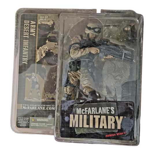 NIP *McFarlane Military Army Desert Infantry Figure (2005)