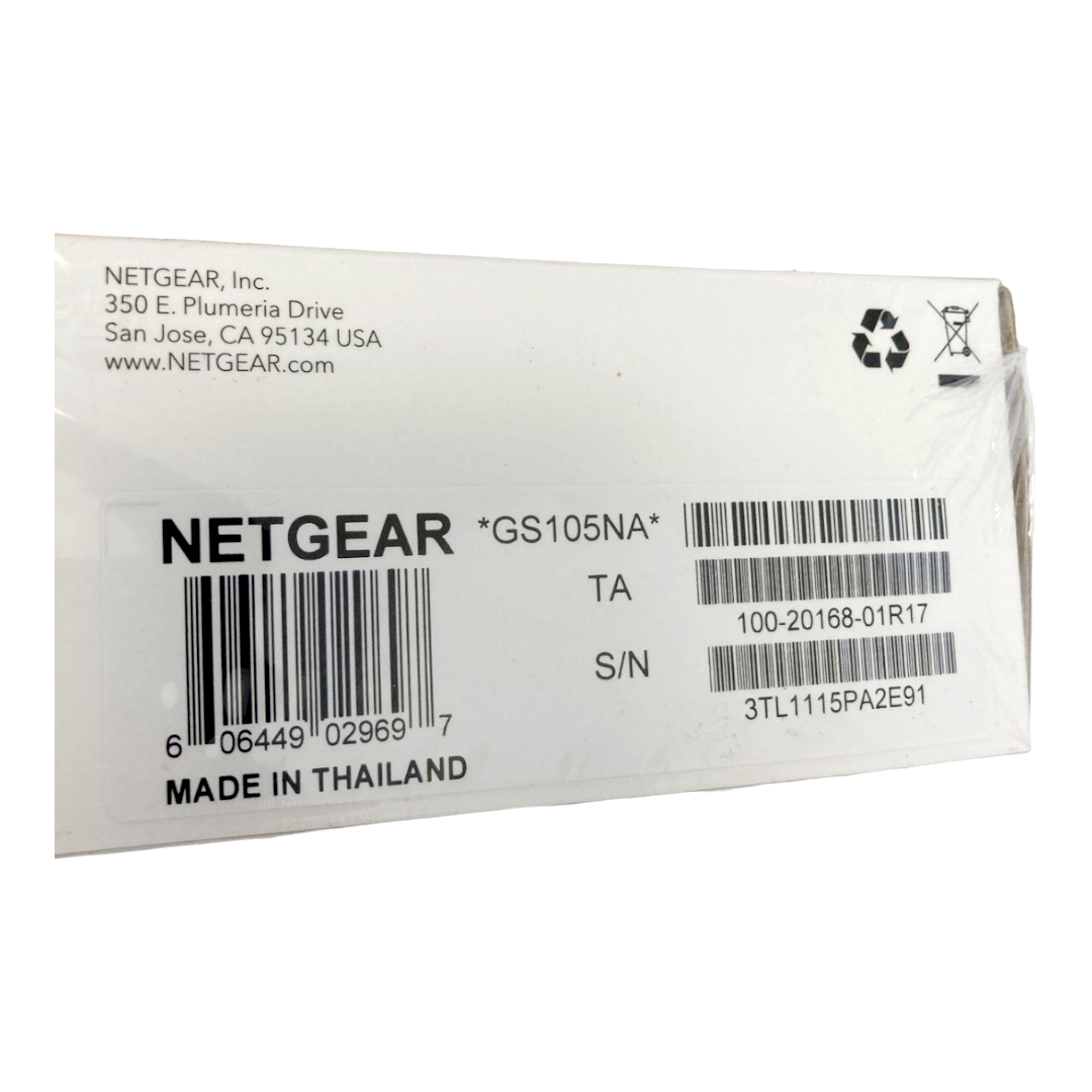 NEW *Net Gear Business 5-Port Gigabit Ethernet Unmanaged Switch #GS105