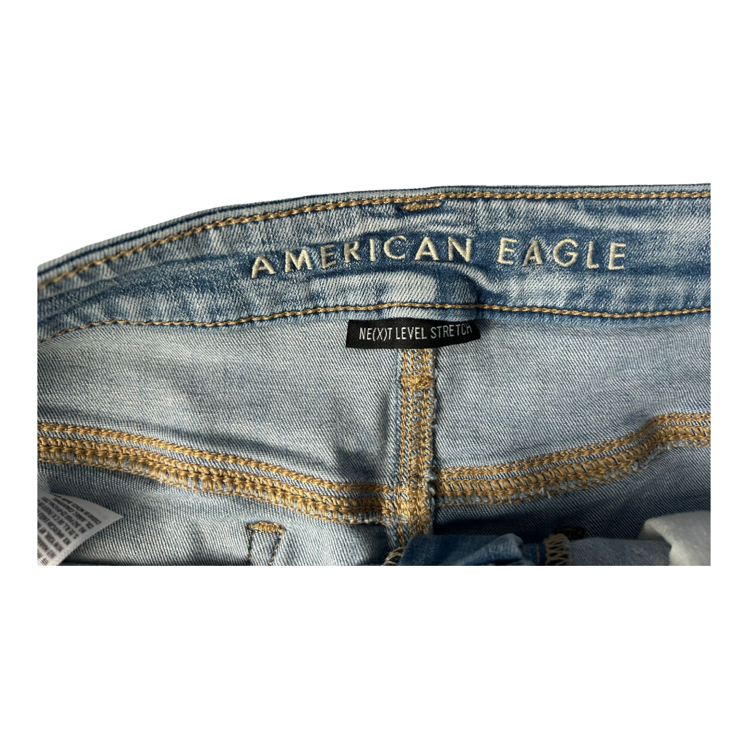 American Eagle Ne(x)t Level Stretch High Rise Distressed Jeans (sz 16)