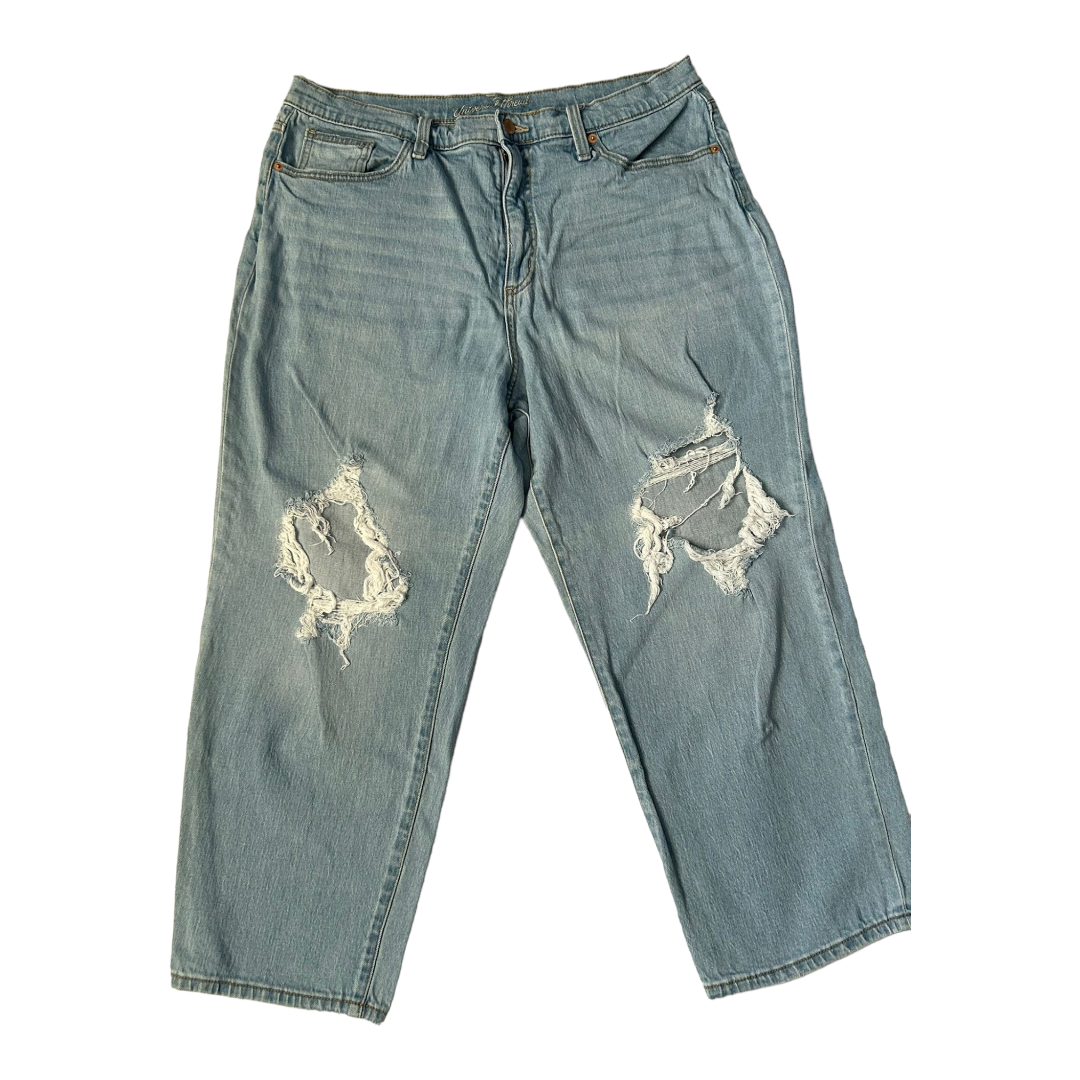 Universal Thread Straight Leg Denim Blue Jeans (Size 16/33R)
