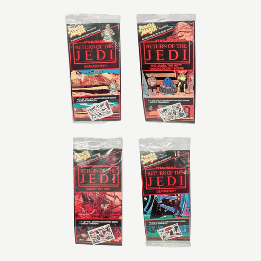 NIP *Vintage Presto Magix (4) Star Wars 'Return of the Jedi' Transfers 1983