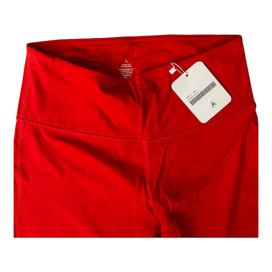 NIP *Bubblelime Scarlet Red Yoga Fitness Pants (Large)