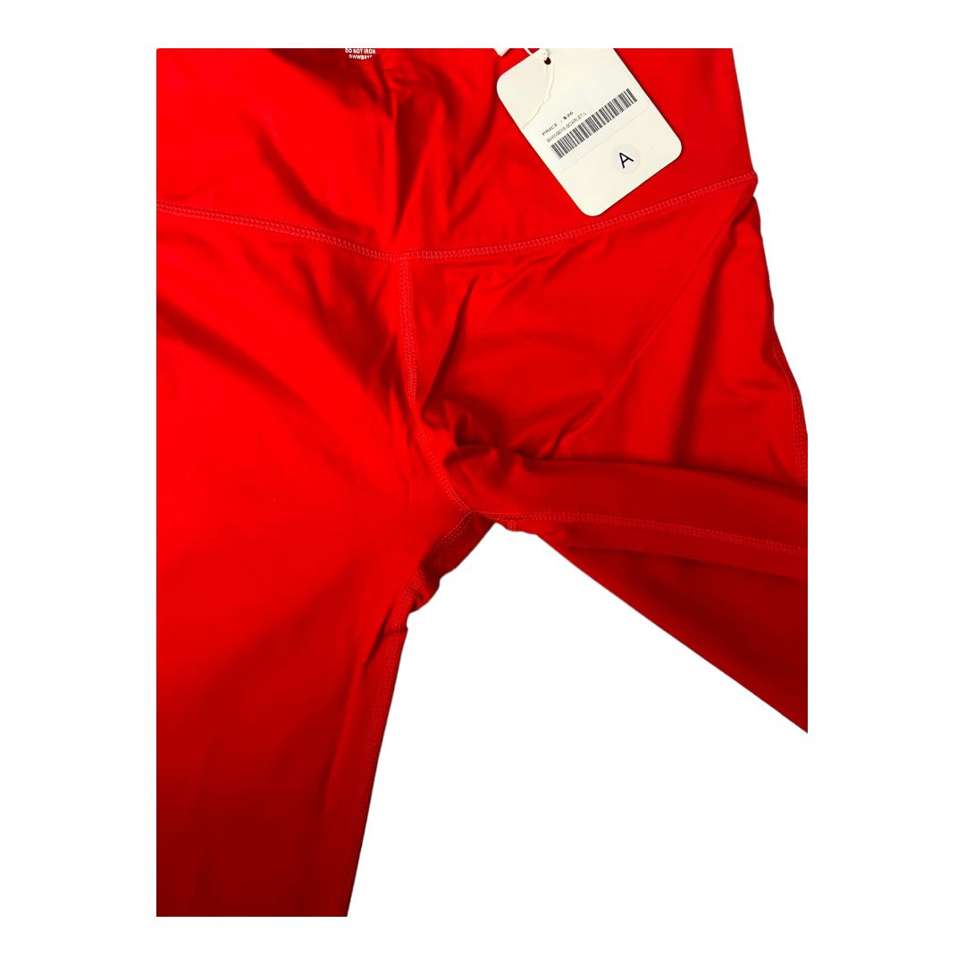 NIP *Bubblelime Scarlet Red Yoga Fitness Pants (Large)