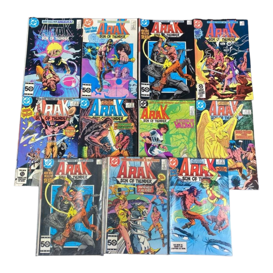 "ARAK: Son of Thunder" *Twenty-two (22) DC Comic Books (1983-84)