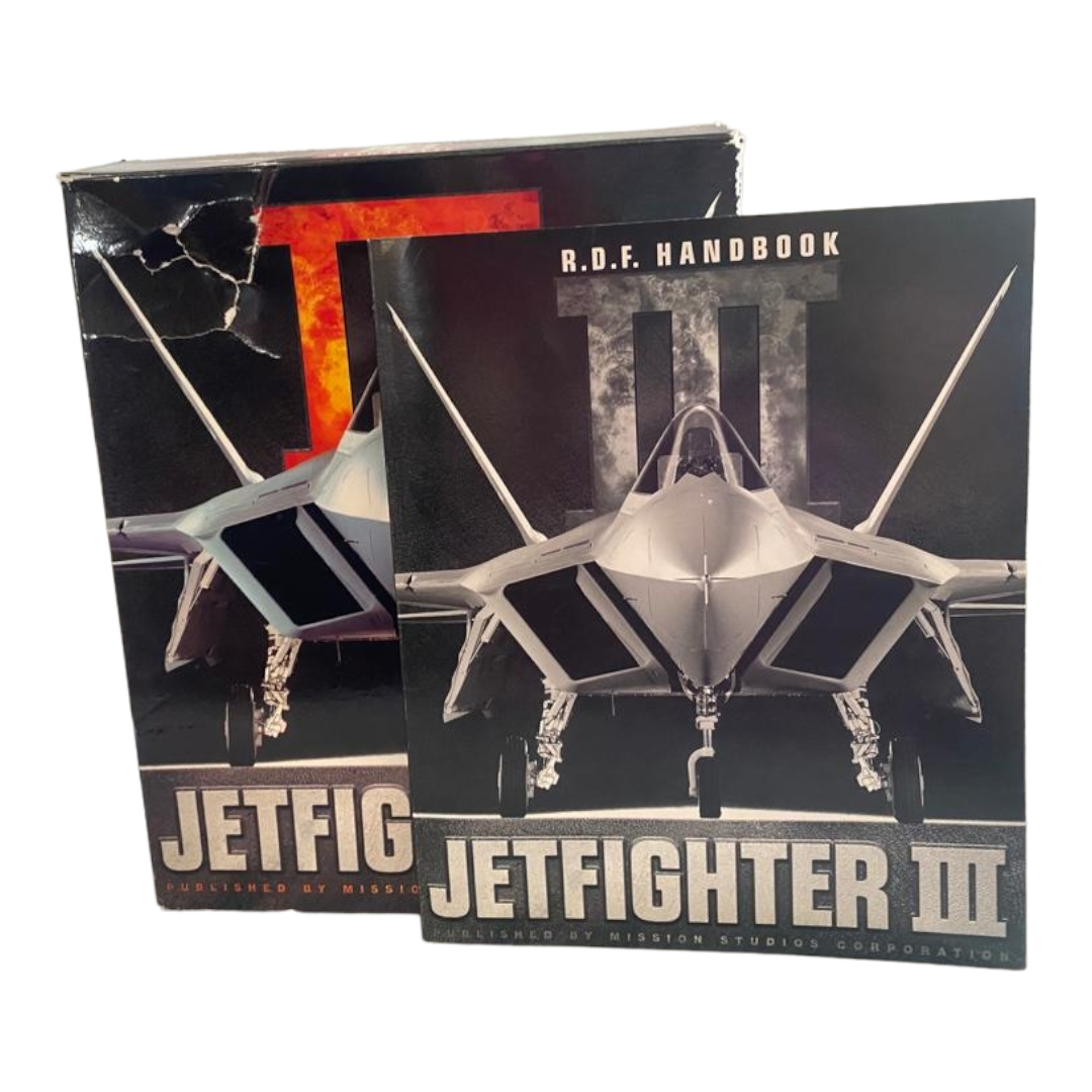 JetFighter III Combat Flight Simulator Big Box Video Game (1996)