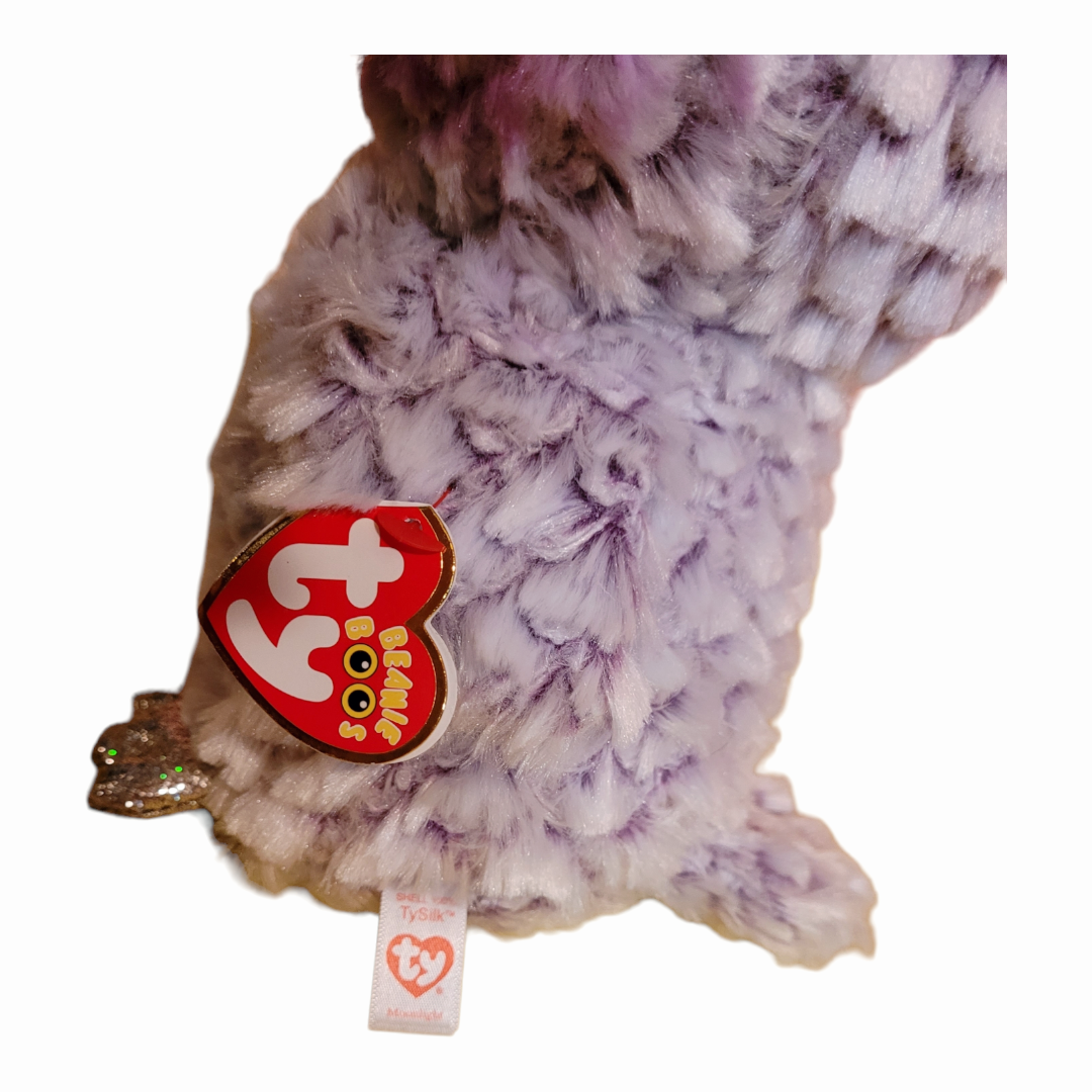 Adorable *TY #T36461 Purple 'MOONLIGHT OWL' Beanie Boo Collection