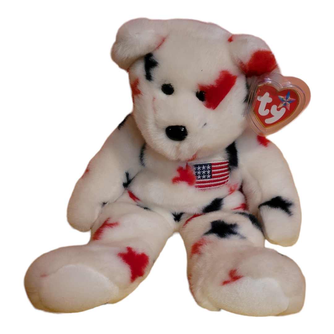 Cute *TY Patriotic Teddy Bear 'GLORY' Beanie Buddies Collection