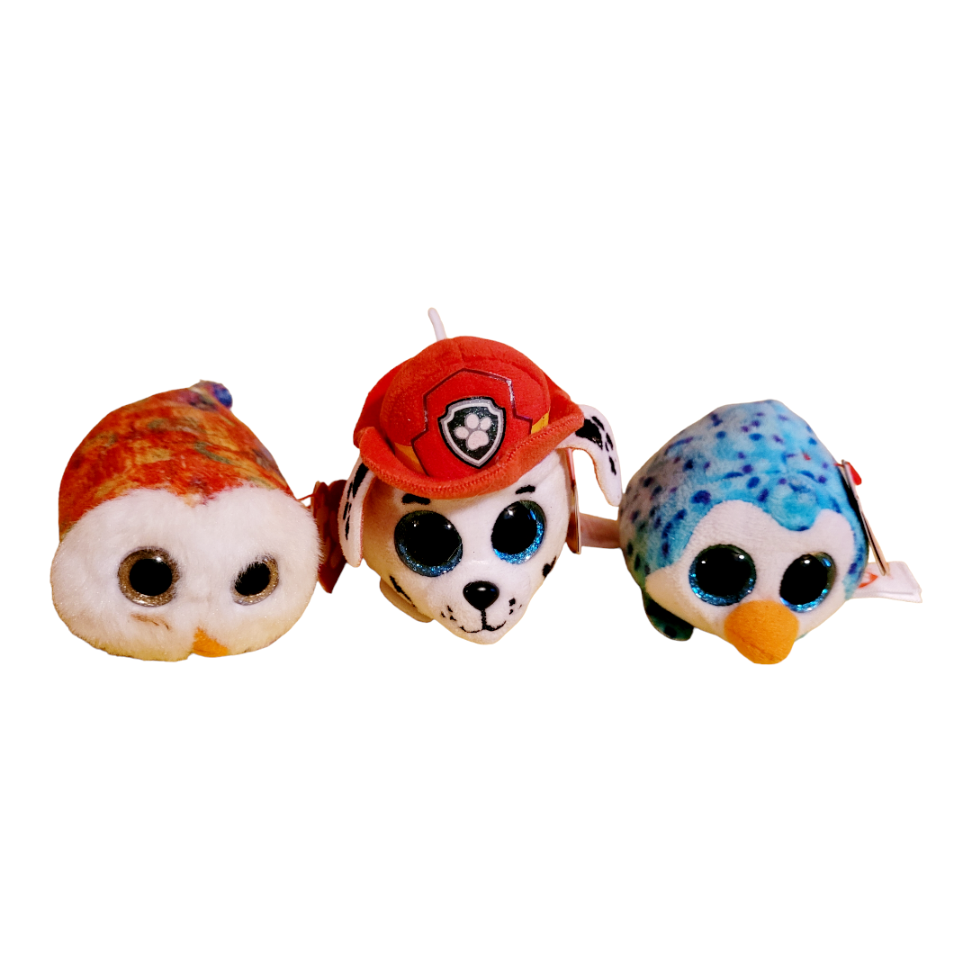 Three (3) *Ty Beanie Boo Stackables w/ Tags "Gus, Marshall & Mimi"