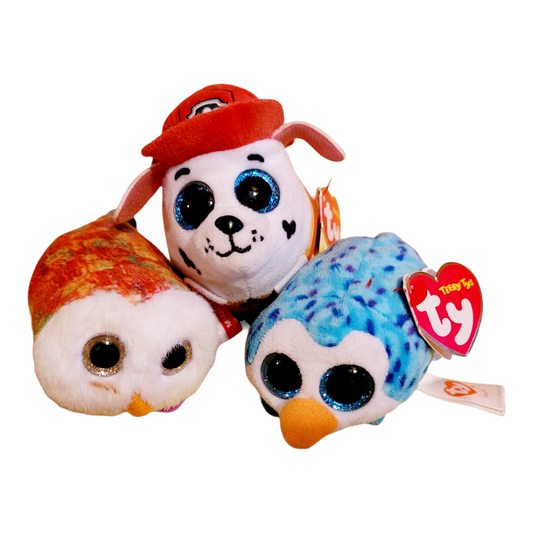 Three (3) *Ty Beanie Boo Stackables w/ Tags "Gus, Marshall & Mimi"