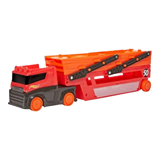 Hot Wheels MEGA Hauler w/ 6 Expandable Levels (Holds 50/1:64 Scale)