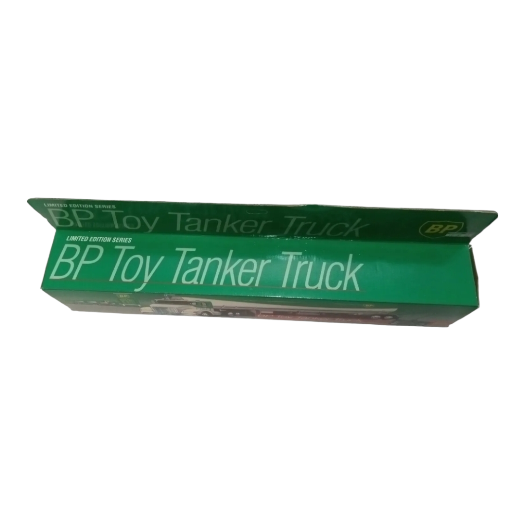 NIB *Vintage BP Green/White Toy Tanker Truck w/ Wired Remote Control 92' Limited Edition