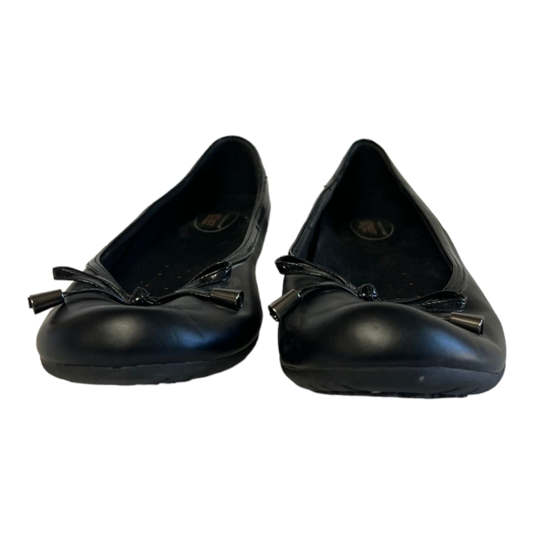 New *Women's Black Ballet Flats Comfort Sole 24/7 (sz 9)