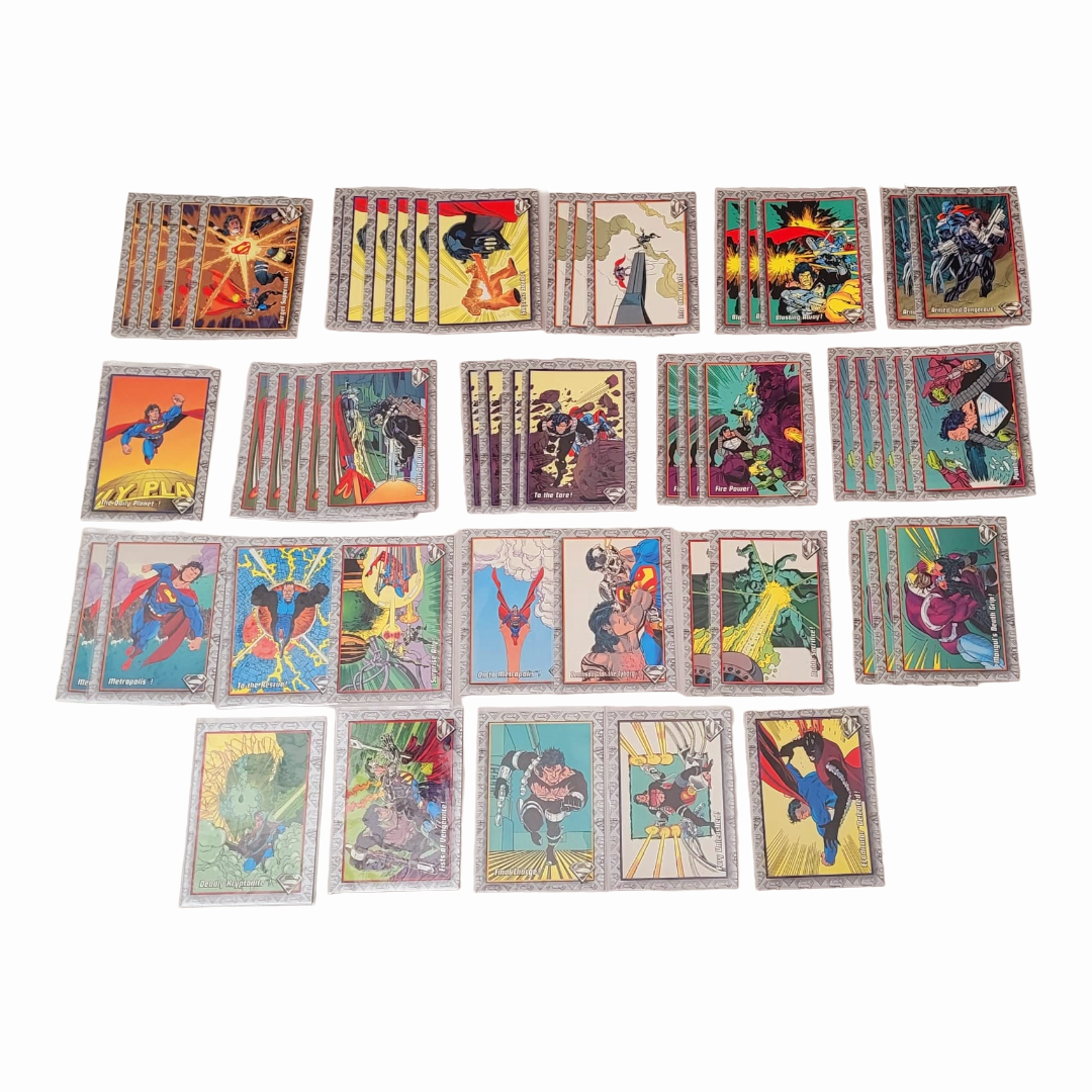 (1991) DC Comic Heros Trading Cards Sleeved Lot