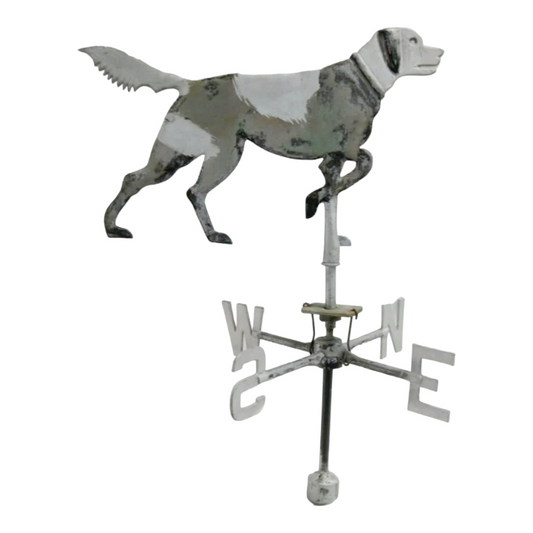 Vintage *Large Labrador Retriever Metal Weathervane