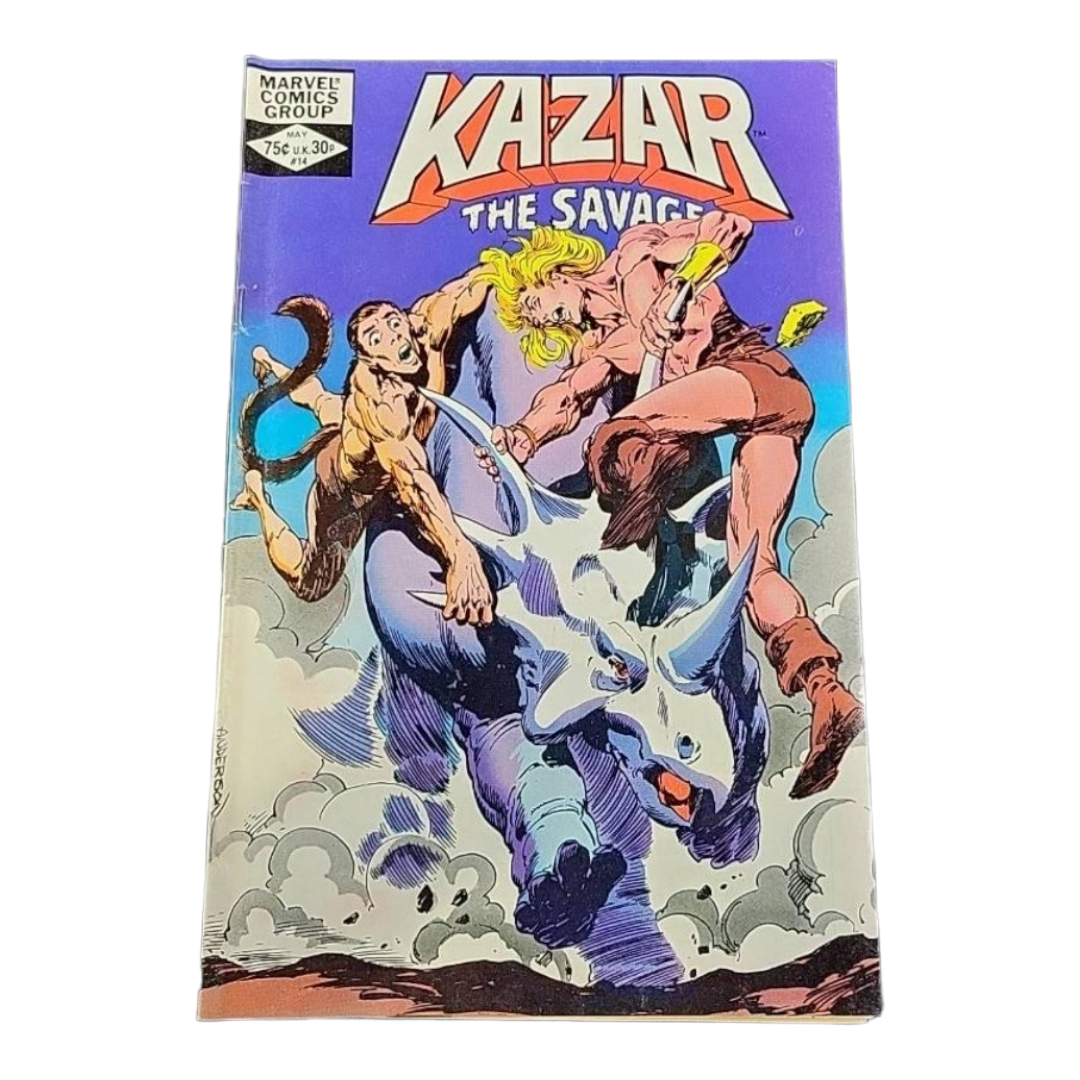 Ten (10) "KA-ZAR The Savage" Marvel Comic Books KEY (81-82')