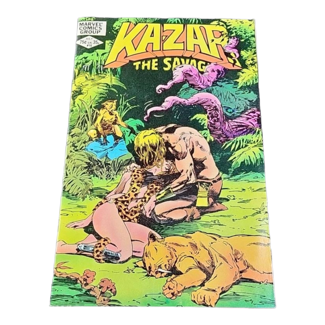 Ten (10) "KA-ZAR The Savage" Marvel Comic Books KEY (81-82')