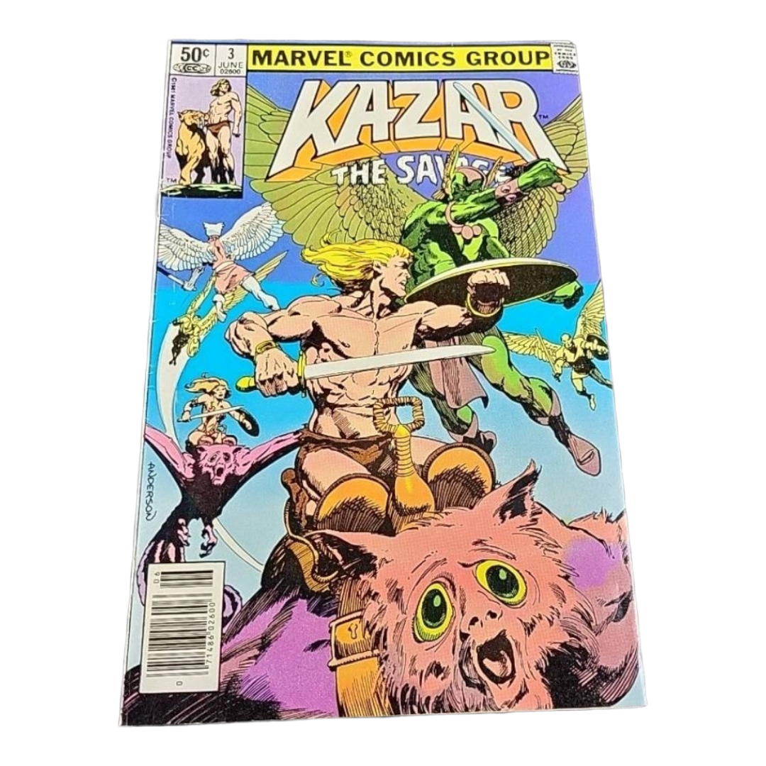 Ten (10) "KA-ZAR The Savage" Marvel Comic Books KEY (81-82')