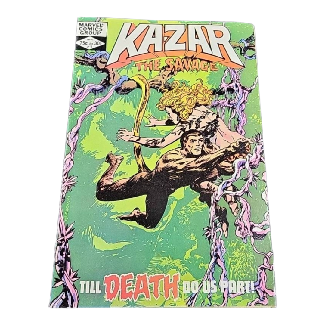 Ten (10) "KA-ZAR The Savage" Marvel Comic Books KEY (81-82')