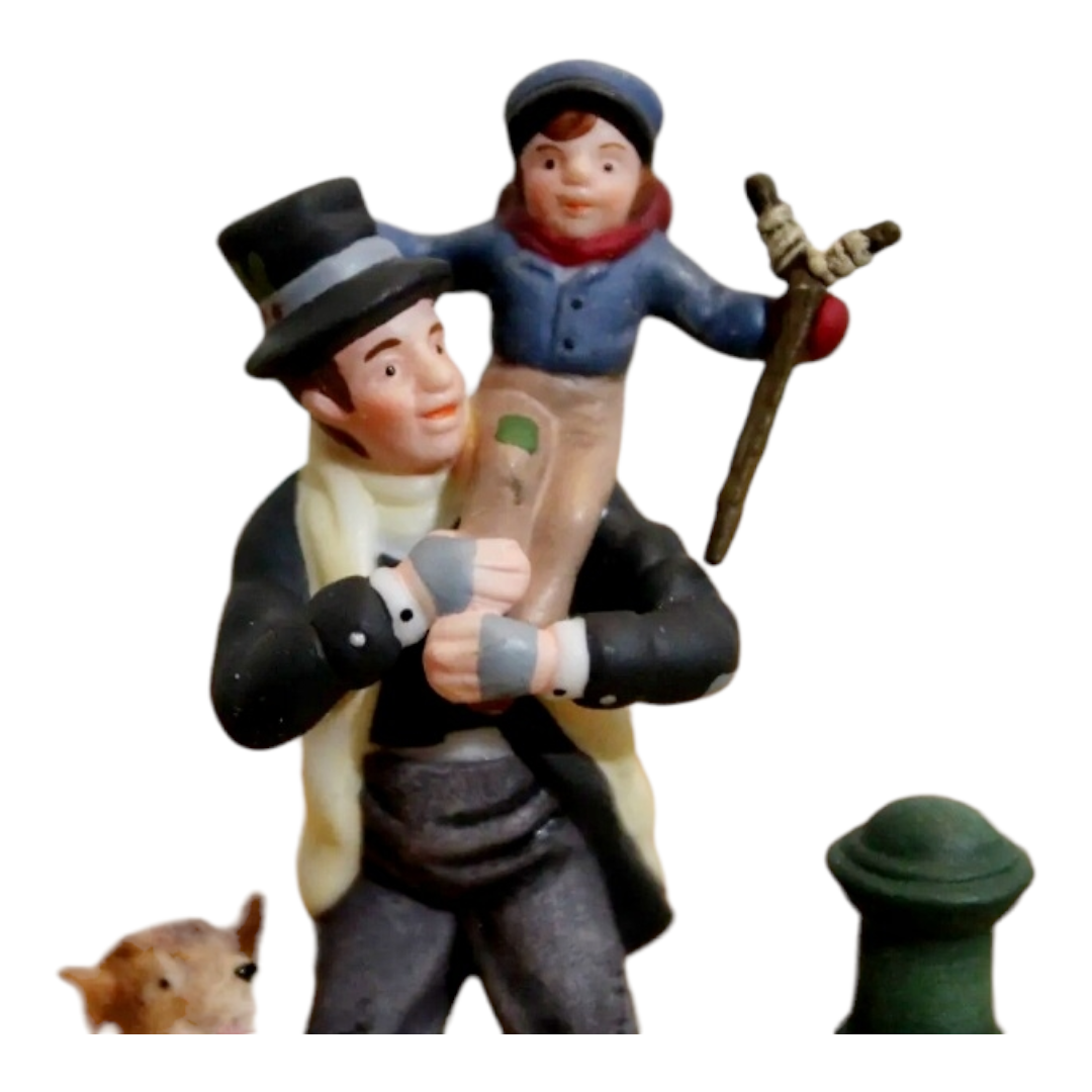 Dept. 56 *Dickens A Christmas Carol "Bob Cratchit & Tiny Tim" #58537