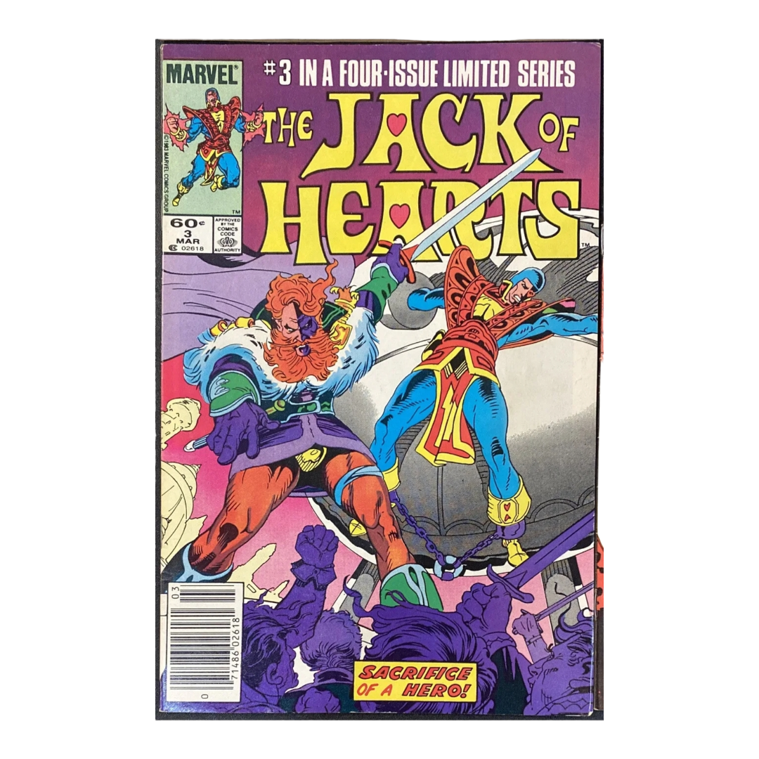 "The Jack of Hearts" by Marvel Comic Books #1 - 4