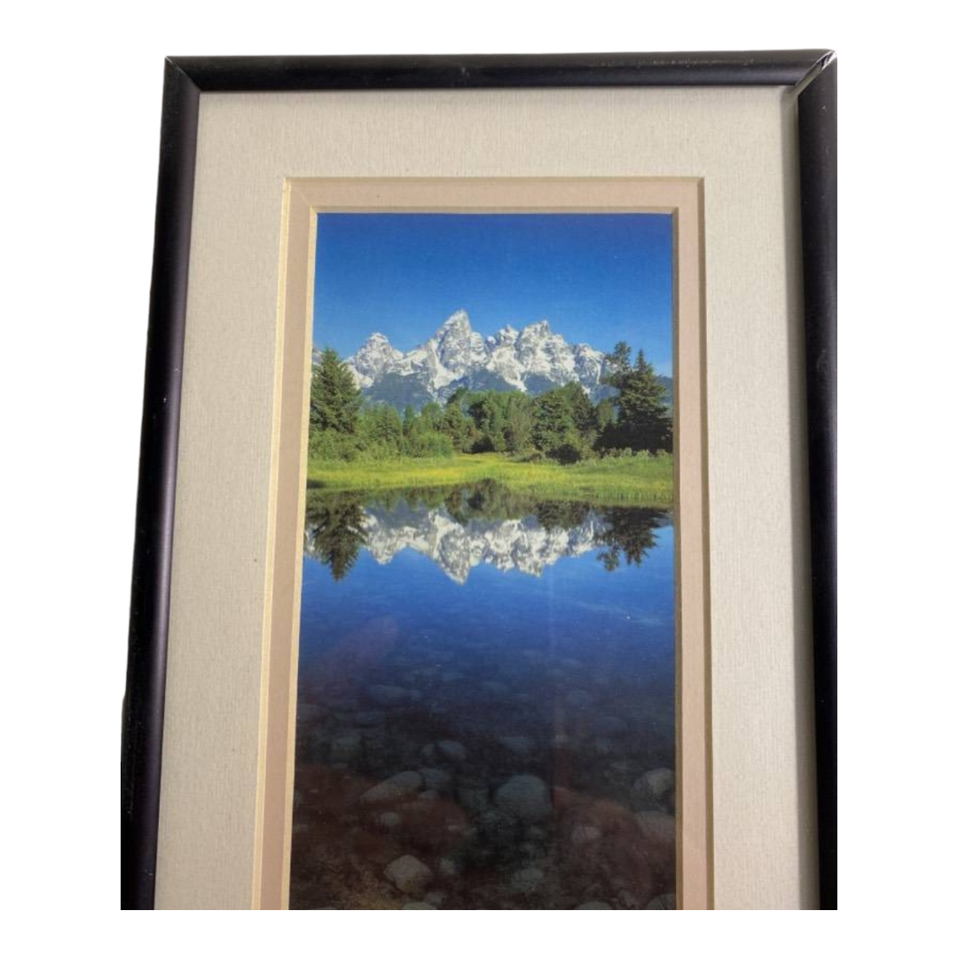 "PURPOSE" Grand Tetons National Park Lithograph (Mirrored Reflection)