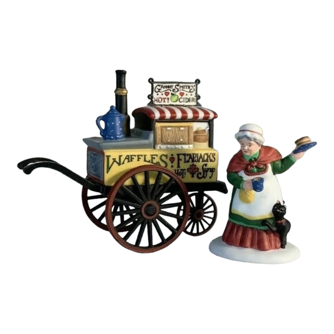 DEPT 56 HERITAGE VILLAGE CHRISTMAS BAZAAR FLAP JACKS & HOT CIDER #56596