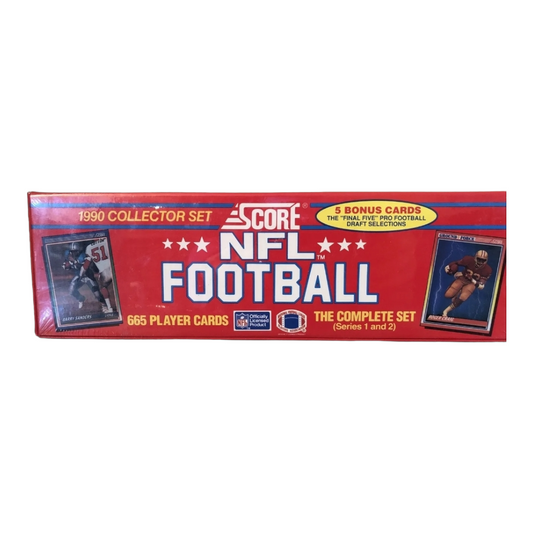 NEW *1990 Score NFL Football Collector Set Complete Series (1 & 2) Factory Sealed