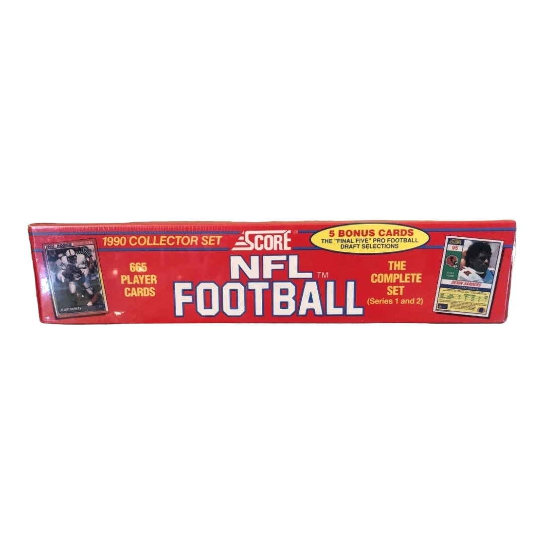 NEW *1990 Score NFL Football Collector Set Complete Series (1 & 2) Factory Sealed