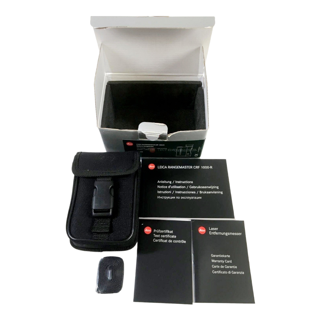 NEW *Leica CRF Rangemaster 1000-R Angle Compensating Rangefinder Golf