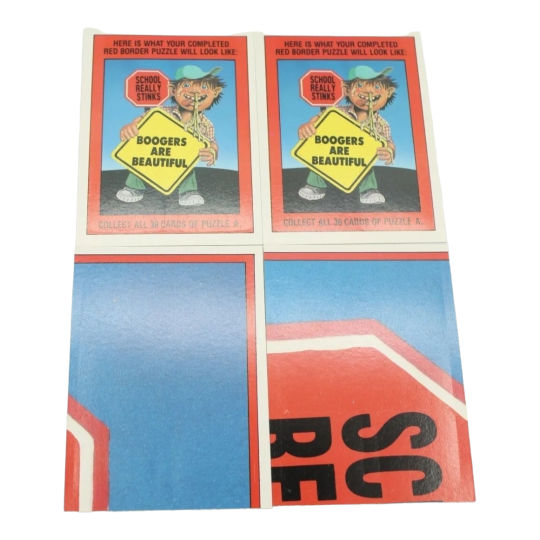 1986 *Topps "SNOTTY SIGNS" Stickers Set of 44 Cards