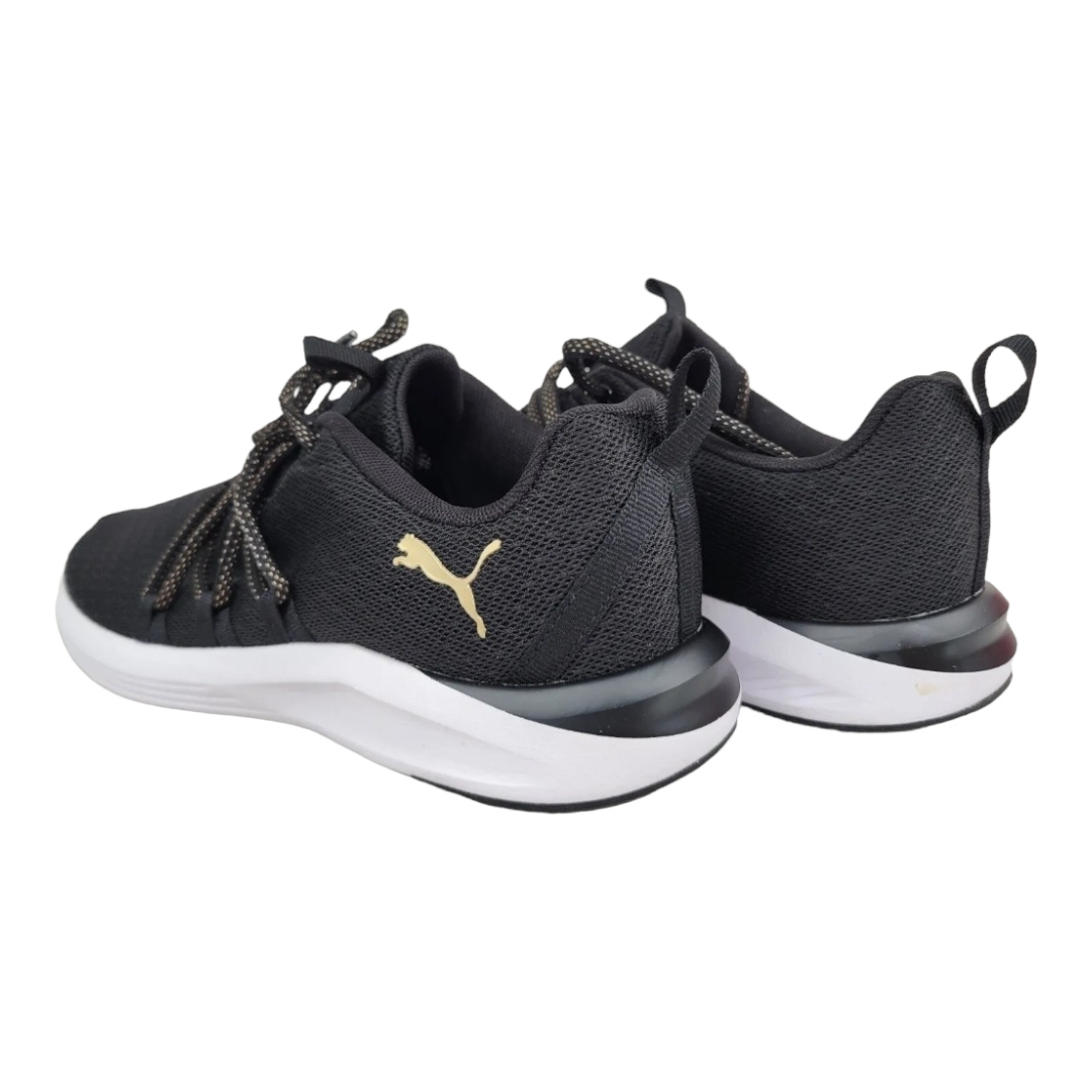 Women's PUMA Prowl Knit Black & White Sneakers (sz 7)