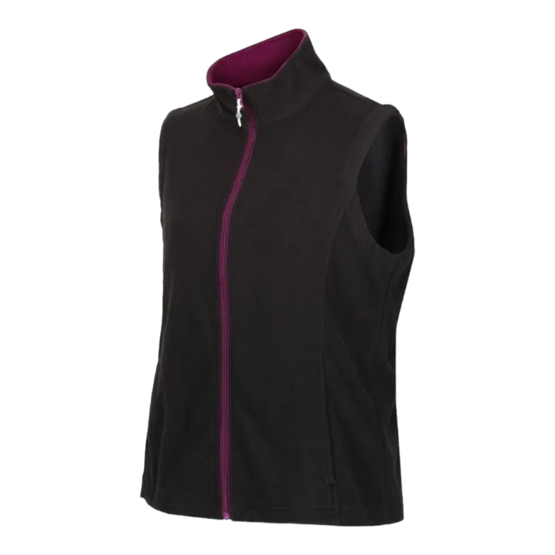 Regatta Womens Sweetness II Gilet Black Full Zip (sz 10)