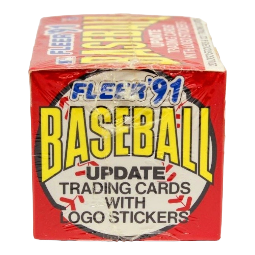 NIB *Fleer 1991 (MLB) Baseball 132 Trading Cards w/ 20 Logo Stickers