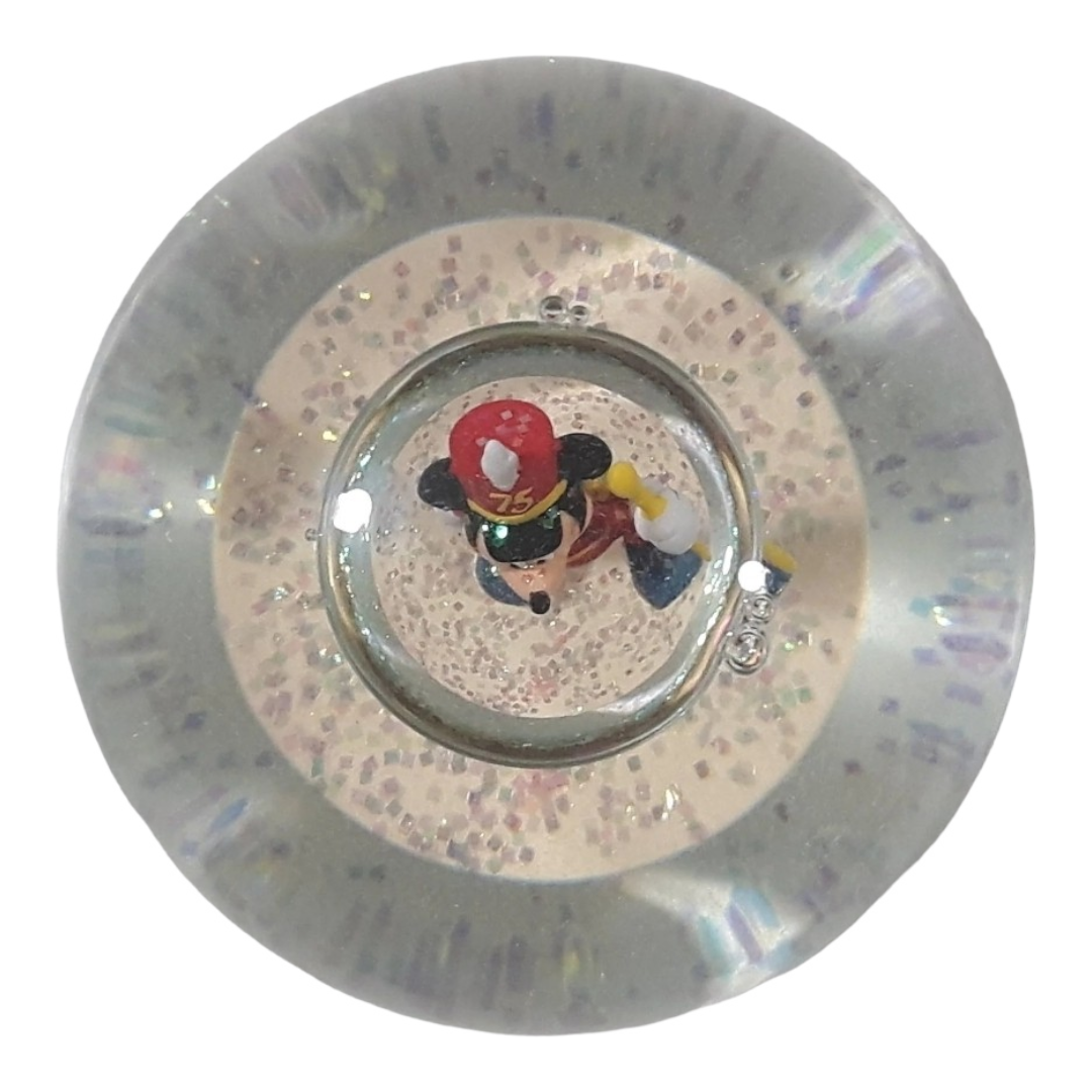 Disney Store 75th Anniv. Marching Band Mickey Mouse Snow Globe (2004)