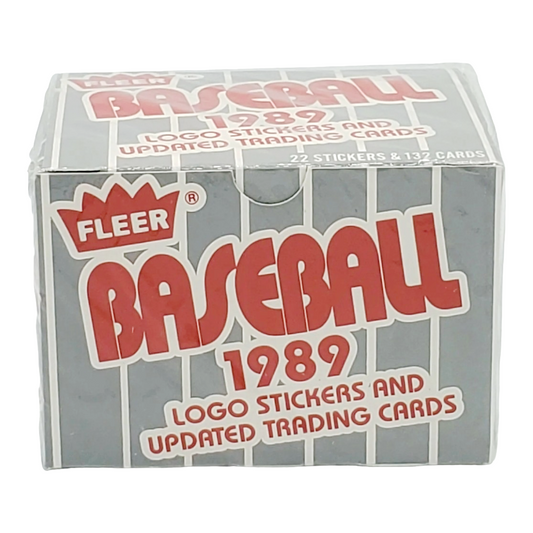 New *Fleer 1989 Baseball Updated Trading Cards & Logo Stickers