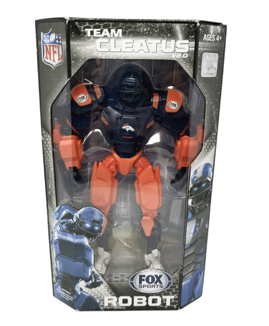 New *DENVER BRONCOS NFL Fox Sports 10" Robot Cleatus V2.0 Action Figure Collector