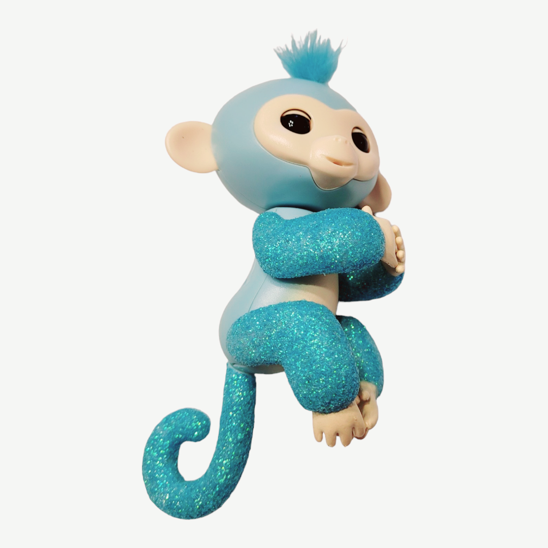 Fingerlings Interactive Baby Glitter Monkey "Amelia" WowWee (40+ Sounds)