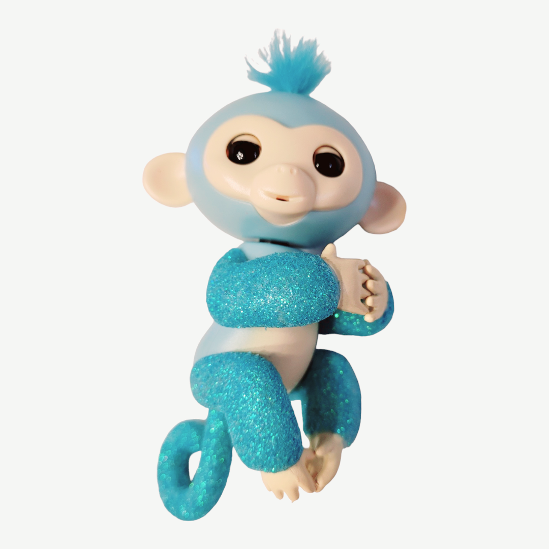 Fingerlings Interactive Baby Glitter Monkey "Amelia" WowWee (40+ Sounds)