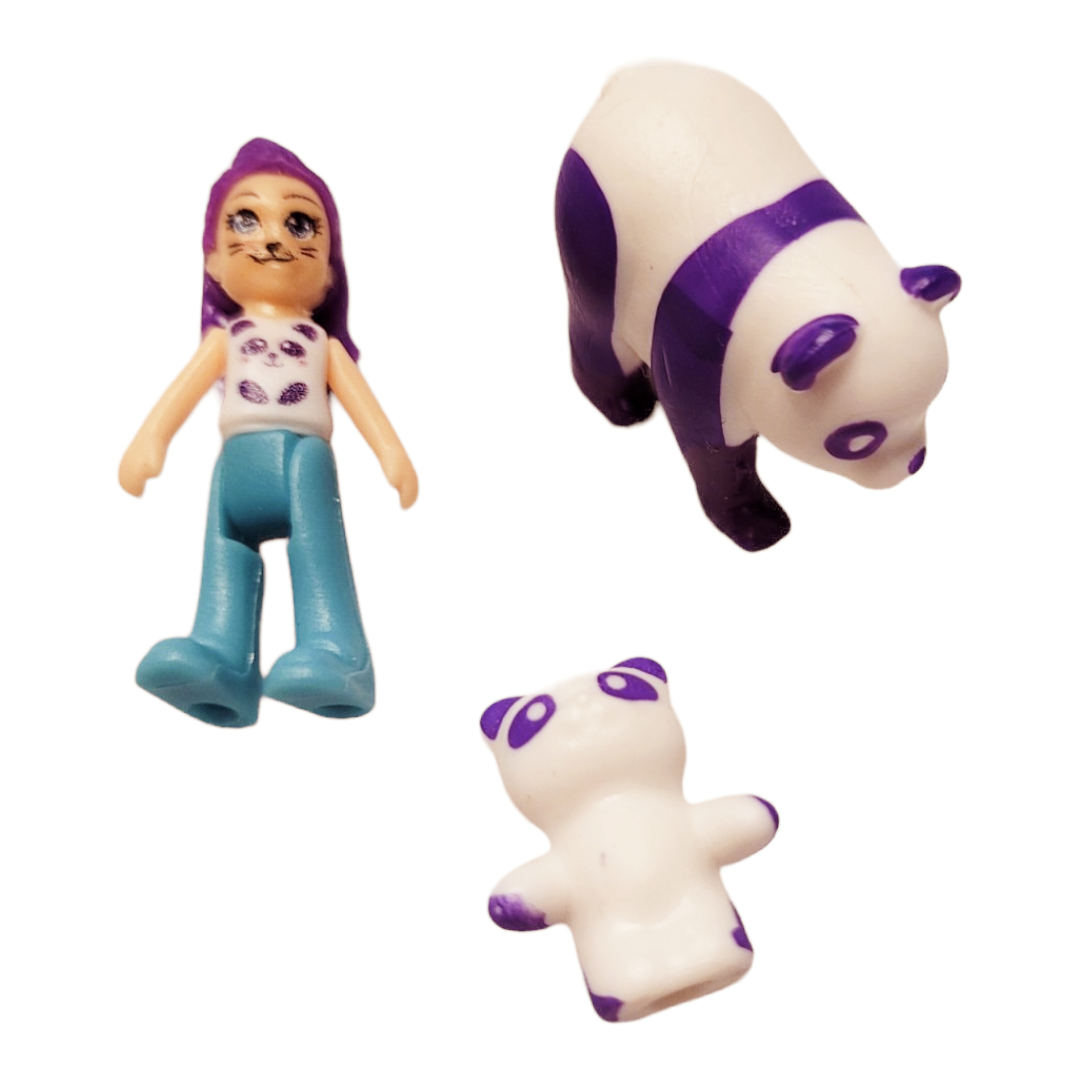 Pixar *Polly Pocket Flip & Find Panda Compact Micro Doll Pets + More (2020)