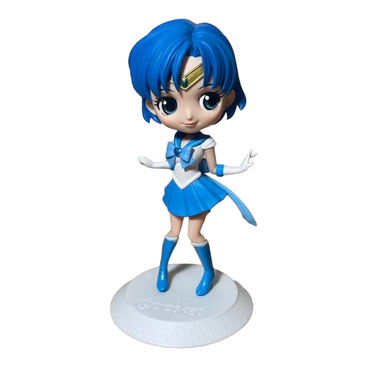 New *Banpresto "SAILOR MOON" Eternal Movie Q posket Figure SUPER SAILOR Mercury (version A)