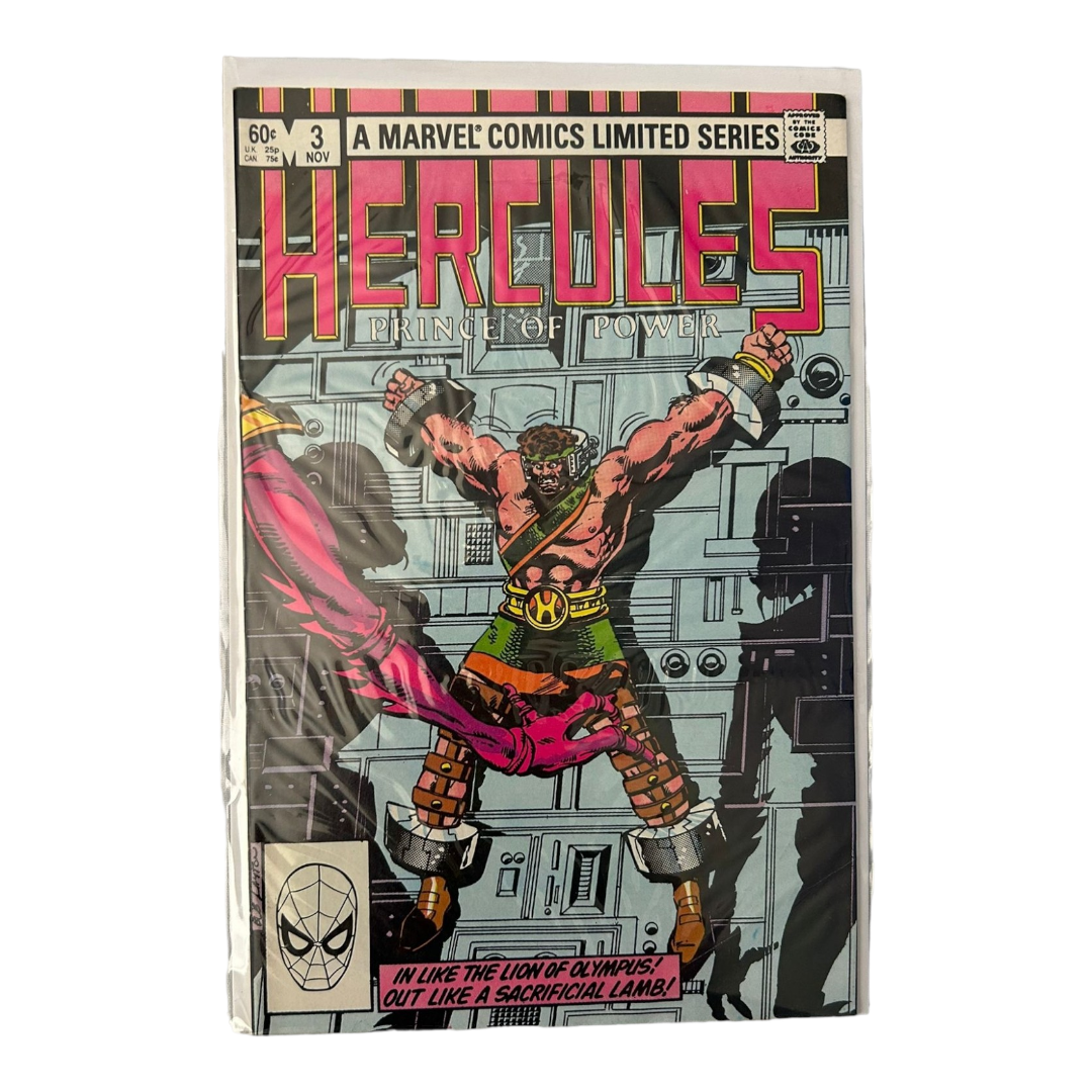 Marvel 'Hercules: Prince of Power' Comic Books #1-3 (1982) Key