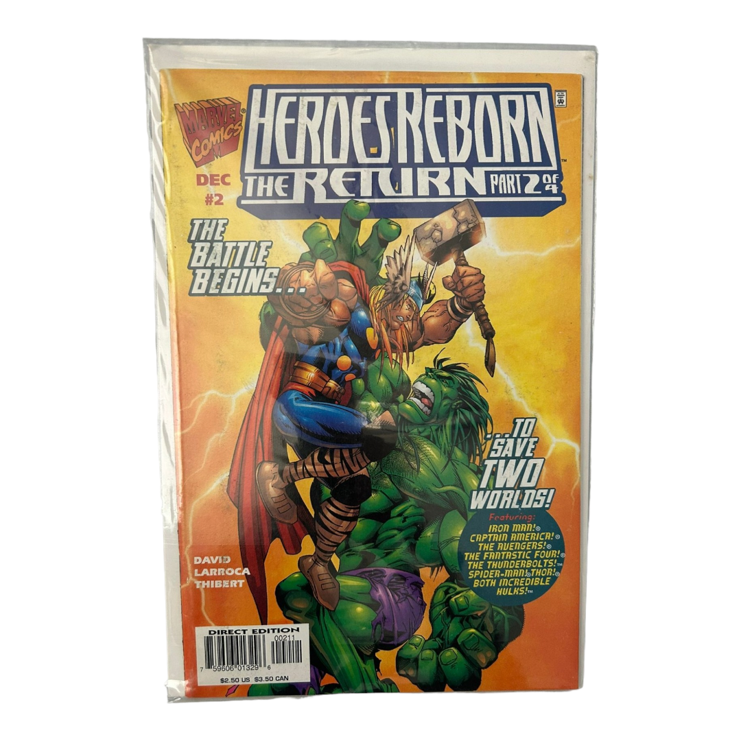 Marvel 'Heros Reborn: The Return' Comic Books #2-4 (1997)