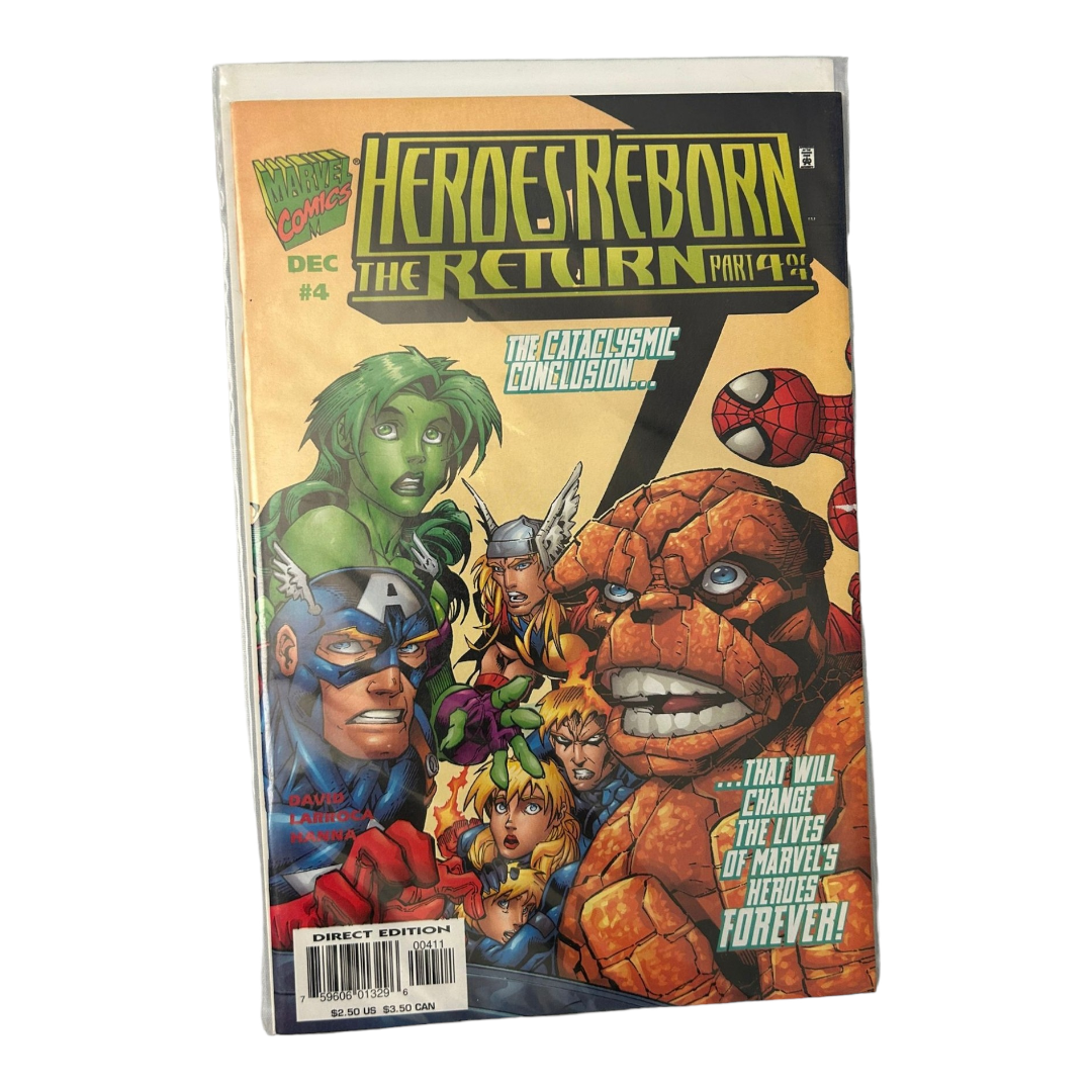 Marvel 'Heros Reborn: The Return' Comic Books #2-4 (1997)