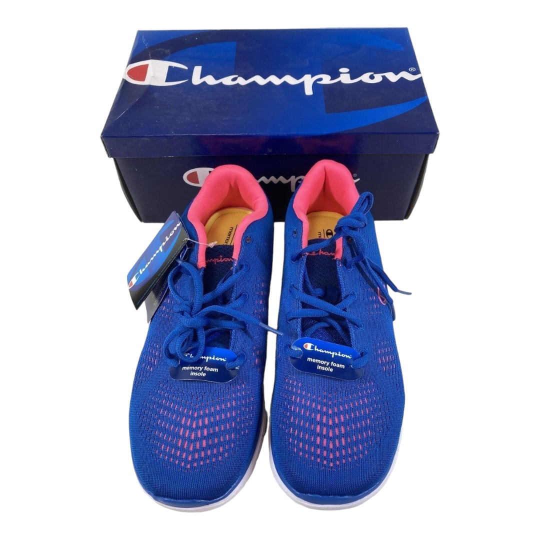 NIB *Champion Women Blue/Pink Lace-up Athletic Sneakers (sz 10)