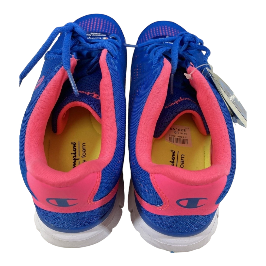 NIB *Champion Women Blue/Pink Lace-up Athletic Sneakers (sz 10)