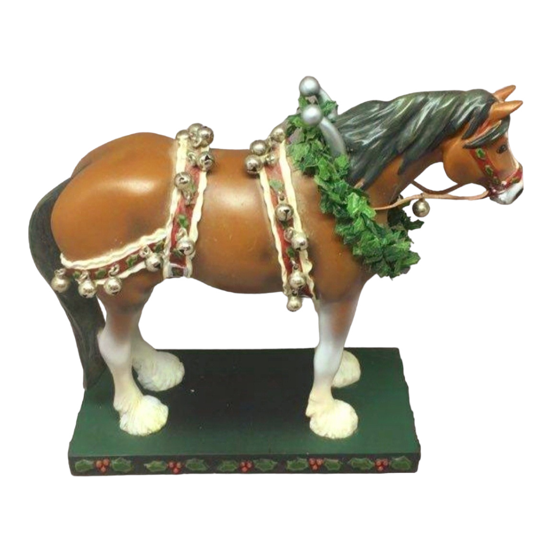 "Christmas Clydesdale" Horse Sculpture Trail of Painted Ponies (2004)