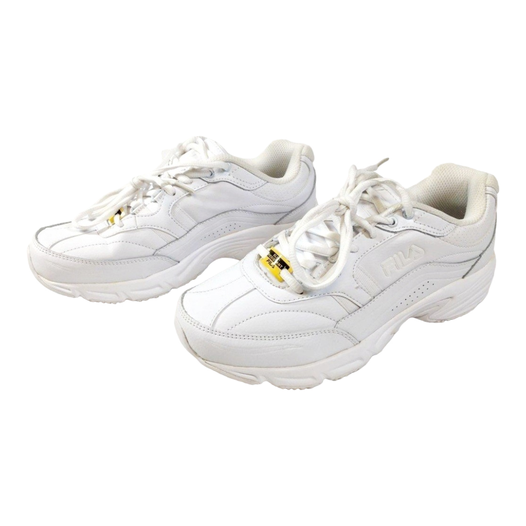 New *Women's White Fila Memory Work-shift Slip-Resistant (sz 9)