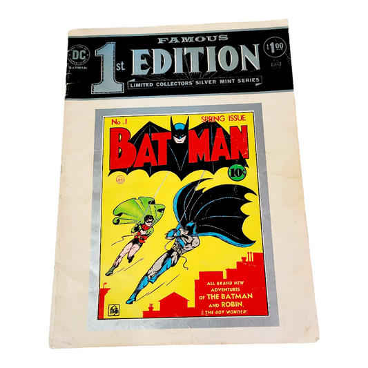 Famous 1st Limited Edition DC 'BATMAN' Spring Ed. #1 Oversized (1976)